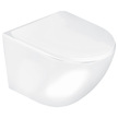 Miska WC podwieszana Delos z deską biały połysk (1)