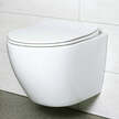 Miska WC podwieszana Delos z deską biały połysk (2)