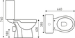 WC kompakt C-Clear poziomy (2)