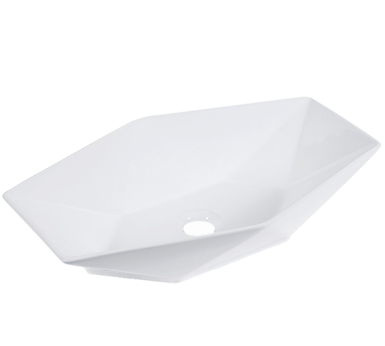 Umywalka nablatowa KR-570 biała (1)